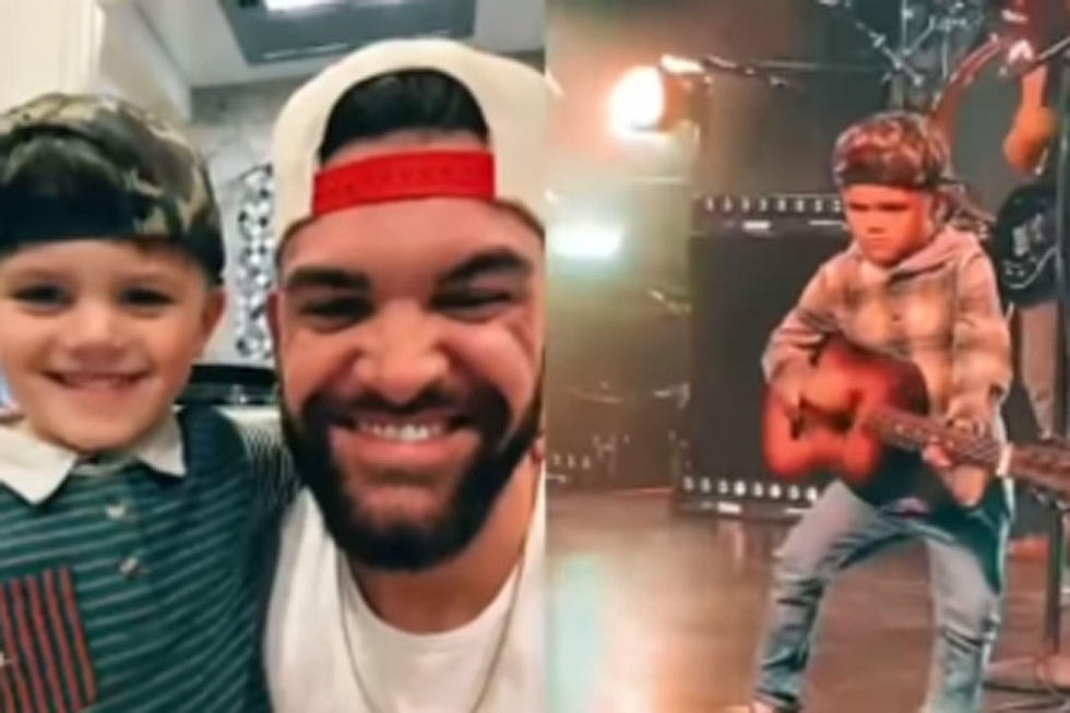 Dylan Scott’s 4-Year-Old Son Joins Dad on Stage Like a ‘Dang Rockstar’ in Amazing Video [Watch]