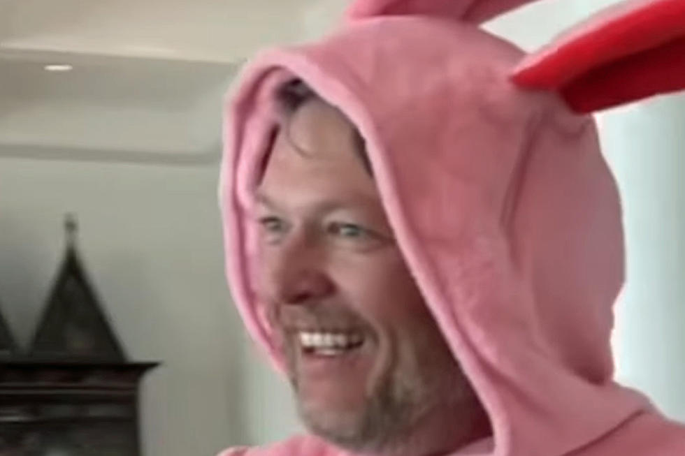 WATCH: Blake Shelton's Easter Bunny Suit Is Only Half the Story