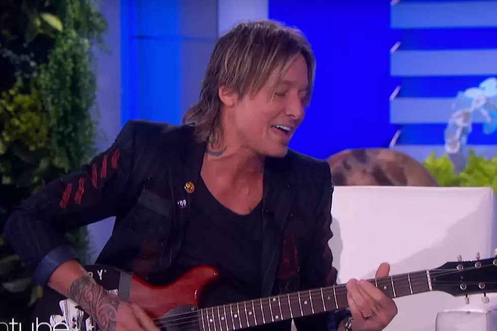 Keith Urban Bids Farewell to ‘Ellen’ With a Song + a Gift on His Final Appearance on the Show [Watch]