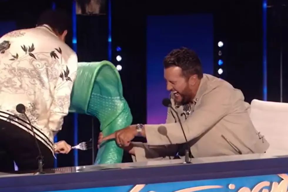 Luke Bryan&#8217;s Reaction to Katy Perry&#8217;s &#8216;American Idol&#8217; Fall Is Hilarious [Watch]