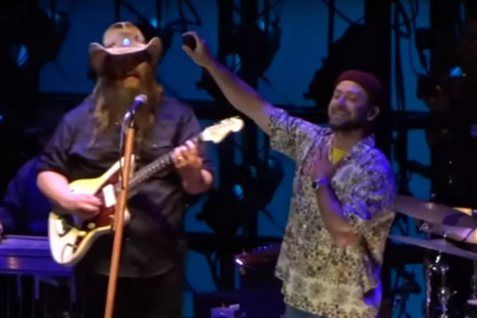 Chris Stapleton + Justin Timberlake Surprise California Crowd