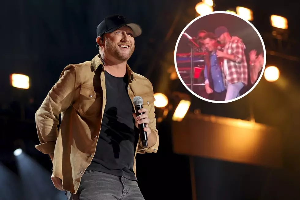 Cole Swindell Brings Randy Travis on Stage at 2022 CMA Fest