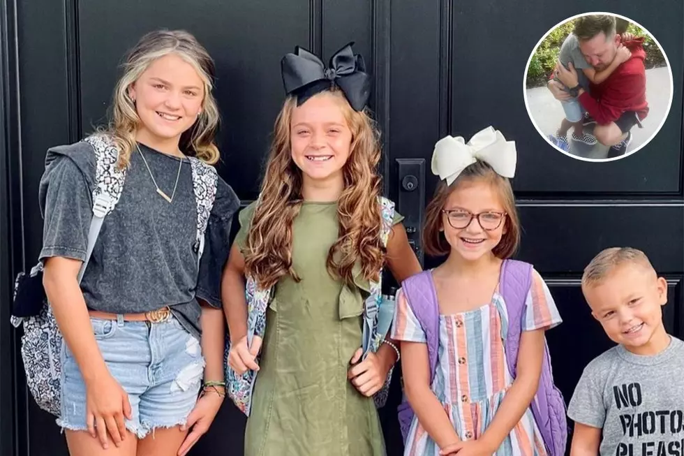 Justin Moore Sends His Kids — All Four! — Back to School [Pictures]