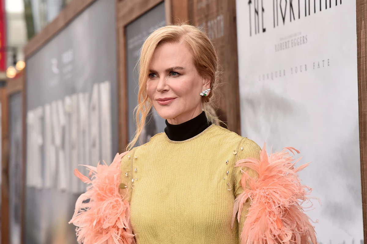 Nicole Kidman Pink Puffer Jacket