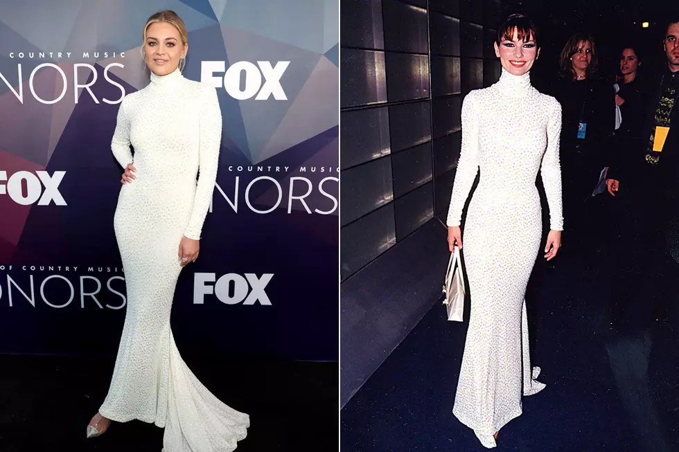 Kelsea Ballerini Borrows Shania Twain’s Iconic Grammy Dress for 2022 ACM Honors