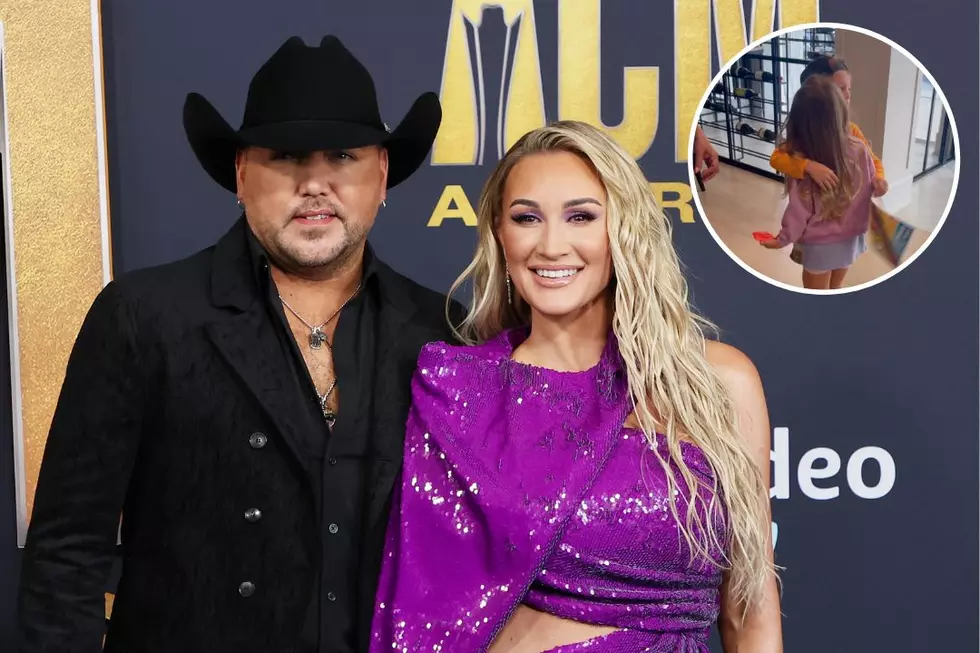 Jason Aldean&#8217;s Kids Share the Sweetest Goodbye Before Spending Their First Night Apart [Watch]