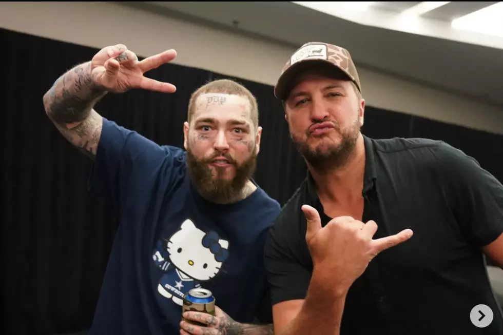 Luke Bryan Pals Around With Post Malone Backstage at the Rapper’s Nashville Show [Pictures]
