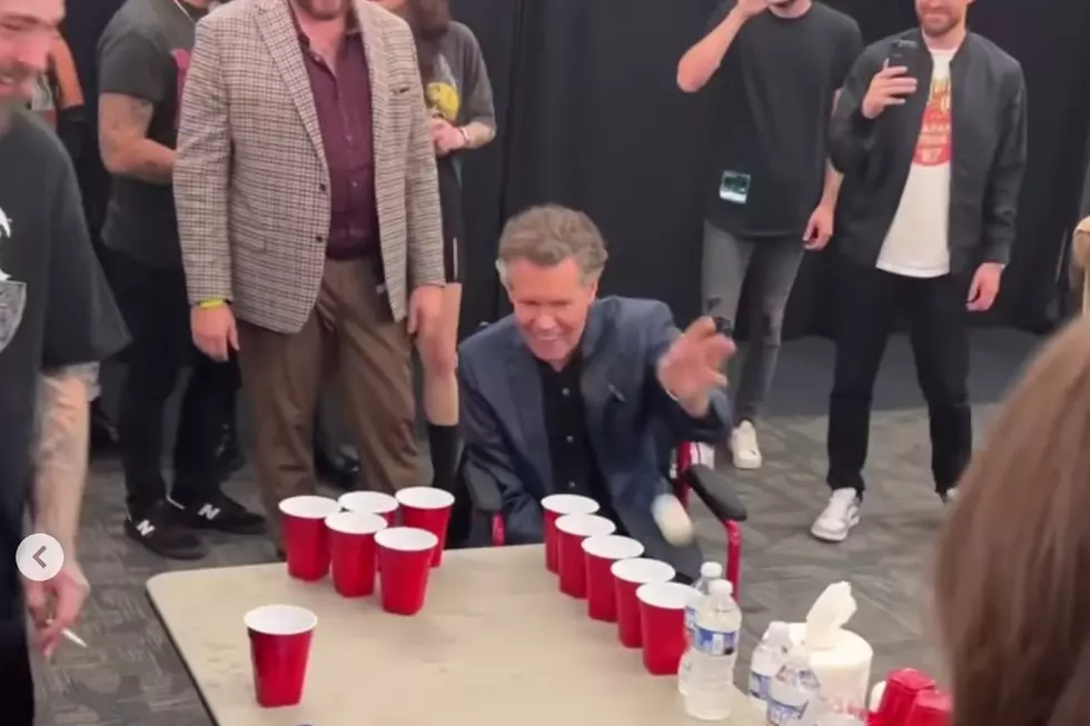 Randy Travis Plays Beer Pong Backstage at a Post Malone Show — With Post Malone! [Watch]