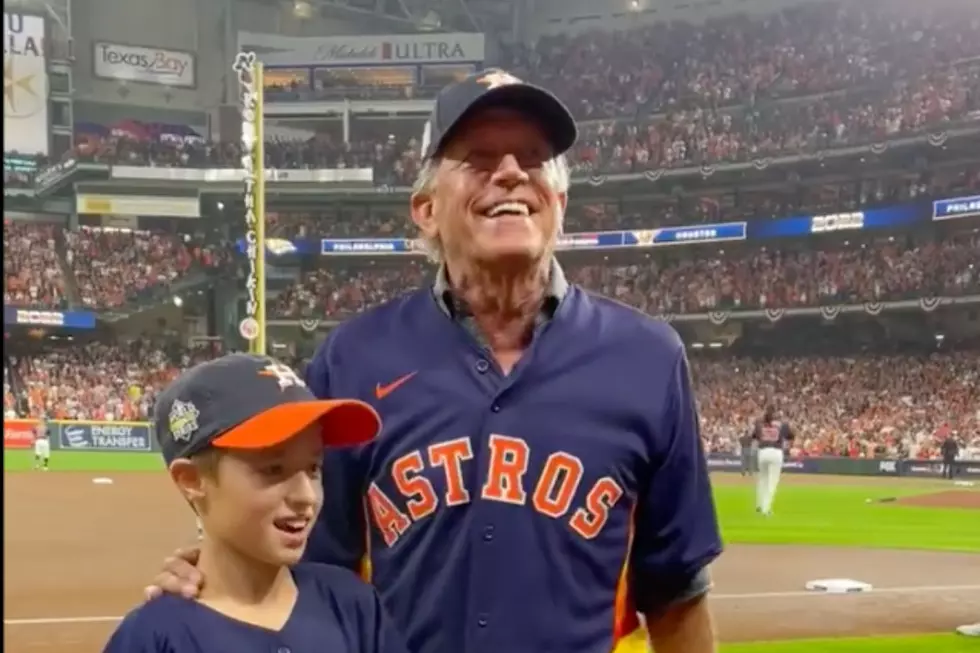 George Strait Pals Around With Houston Astros, Gives ‘Play Ball’ Call Before Game 6 [Watch]