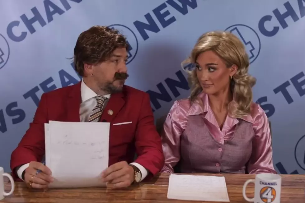 Jason Aldean and Brittany Aldean’s ‘Anchorman’ Costumes Are Their Most Elaborate Halloween Look Yet [Watch]
