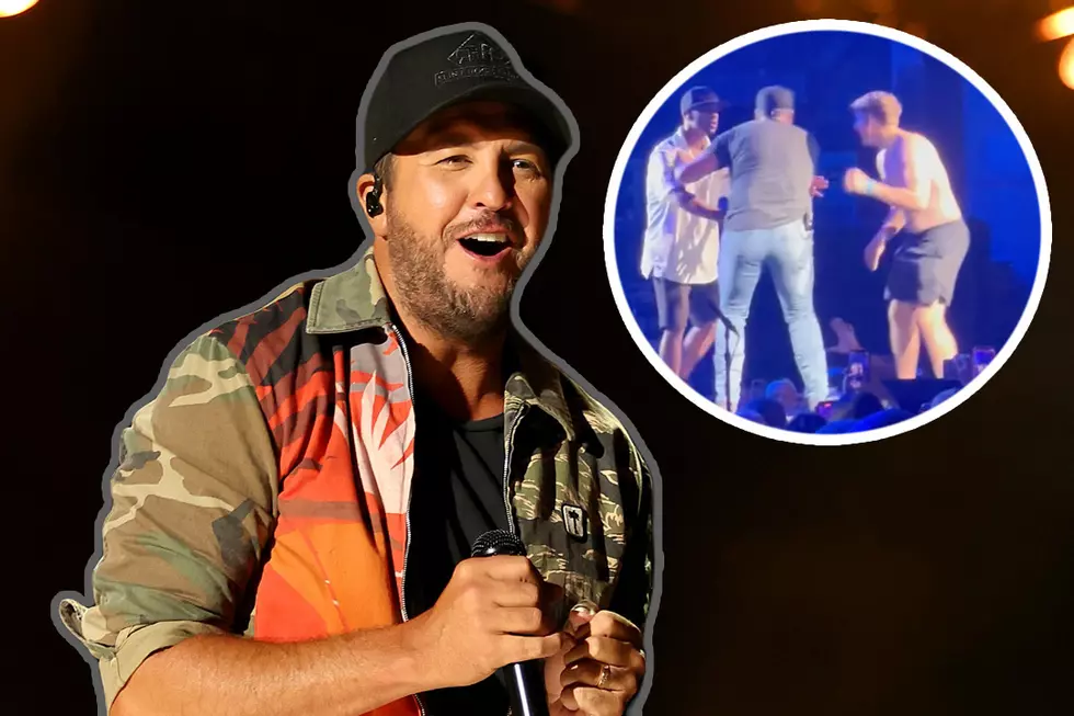 Watch Shirtless Man Crashes Luke Bryans Stage But Theres More 4996