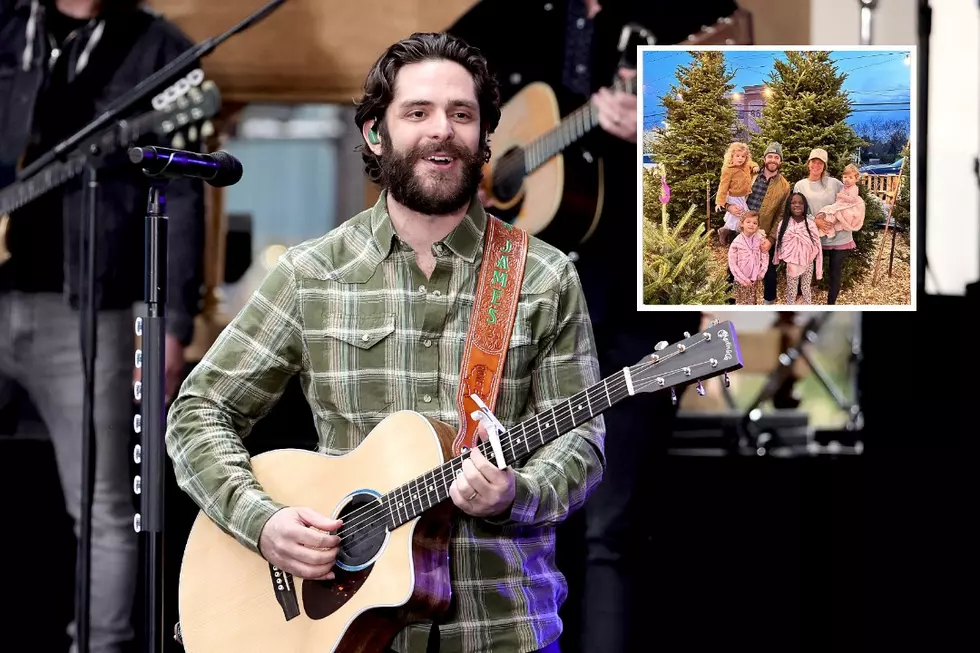 It's Real Christmas Trees Only in Thomas Rhett's House