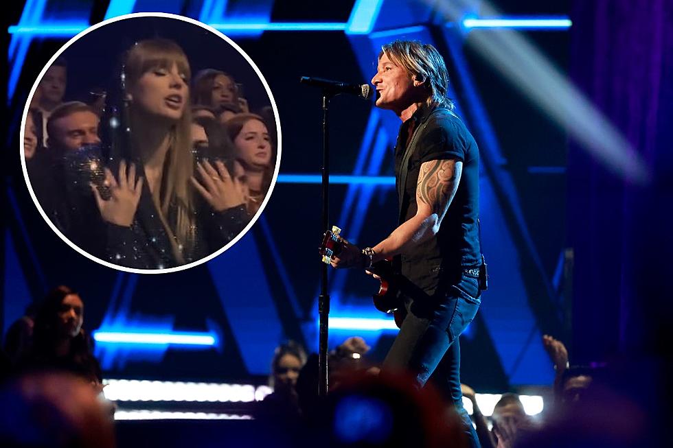 Taylor Swift Is All Fangirls Singing Along to Keith Urban at iHeartRadio Music Awards [Watch]