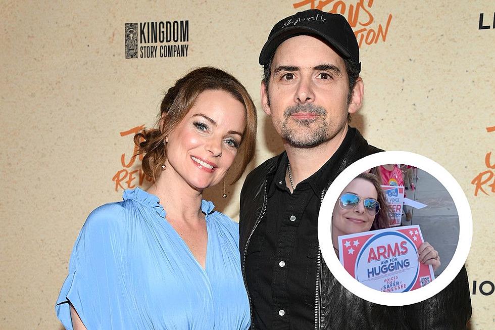 Brad Paisley’s Wife Joins Protest to Call for Safer Gun Laws in Tennessee [Watch]