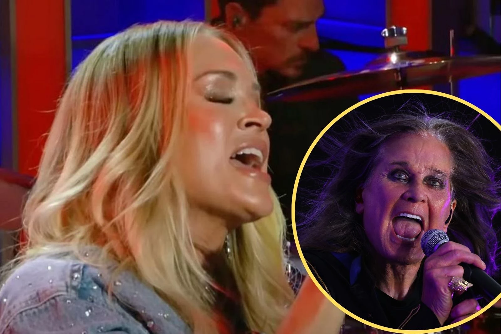 Carrie Underwood Belts Ozzy Osbourne Classic on Howard Stern Show