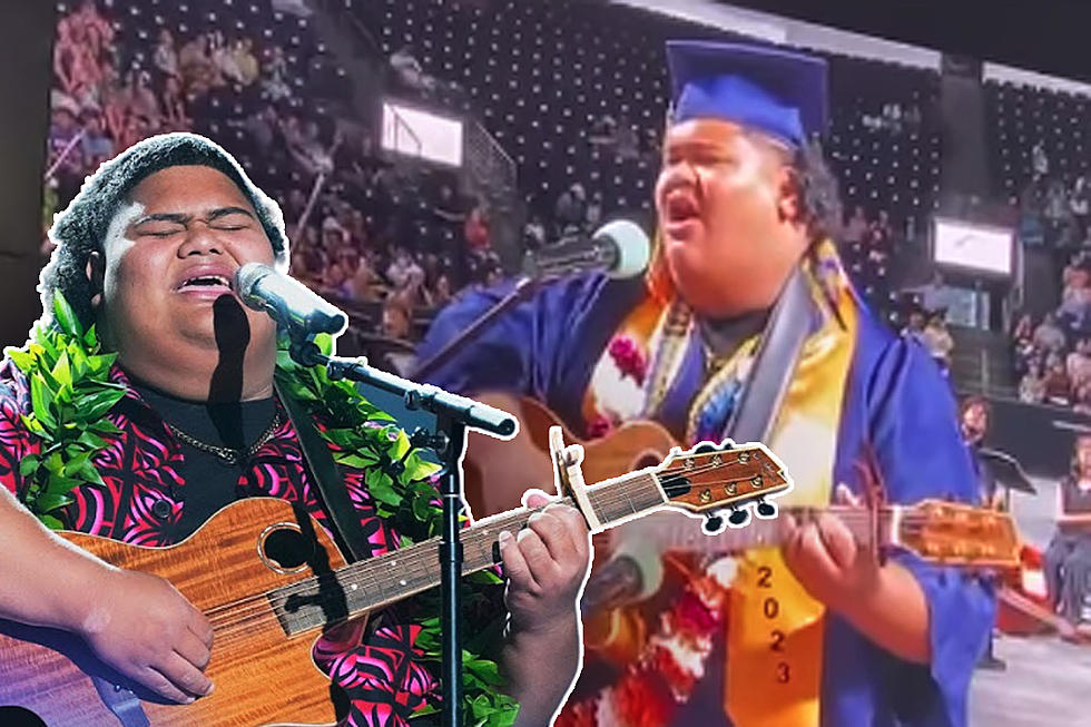 American Idol Winner Iam Tongi Performs At High School Graduation