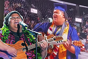 ‘American Idol’ Winner Iam Tongi Performs at His High School...