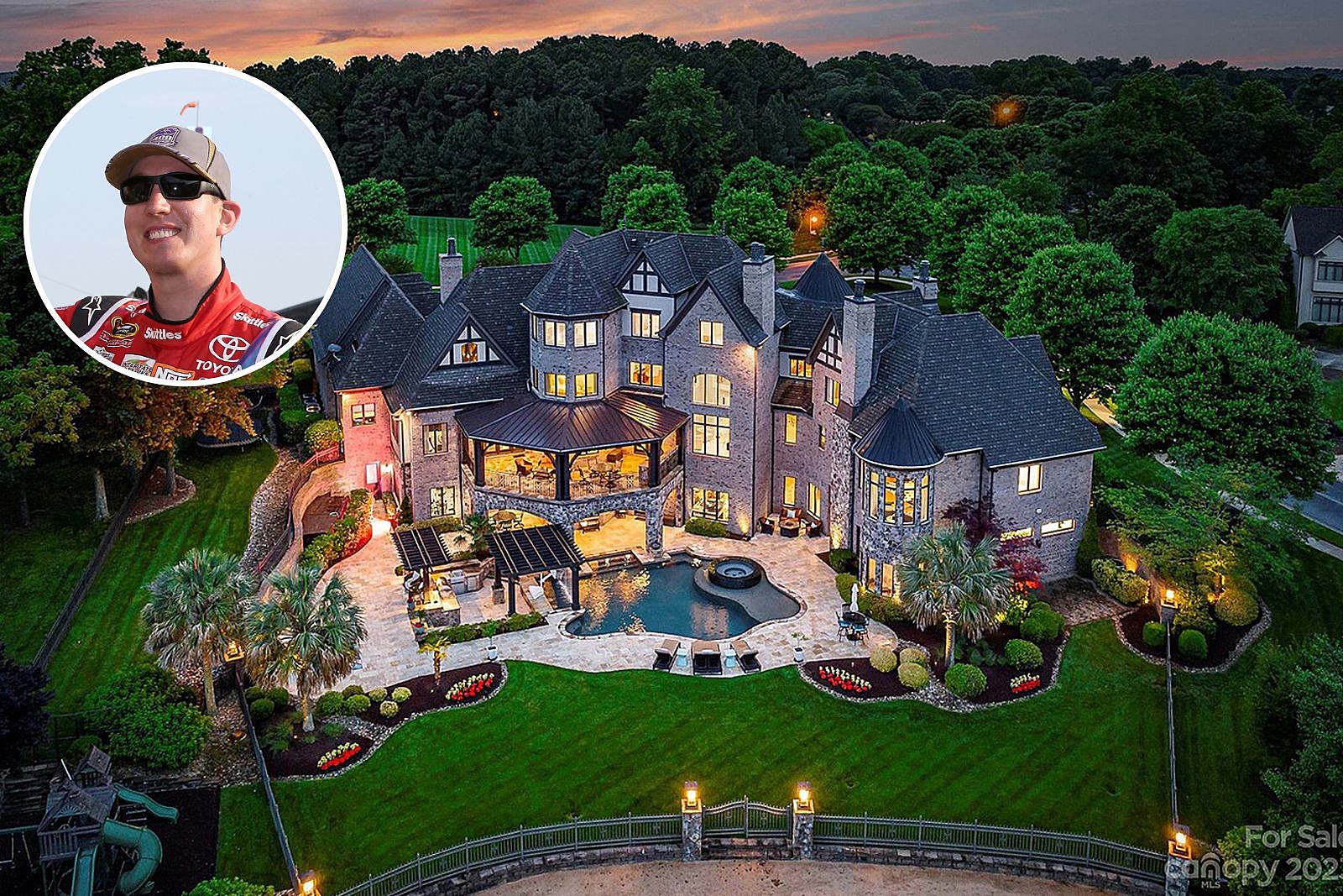 NASCAR Champ Kyle Bush Selling Staggering $13 Million Estate