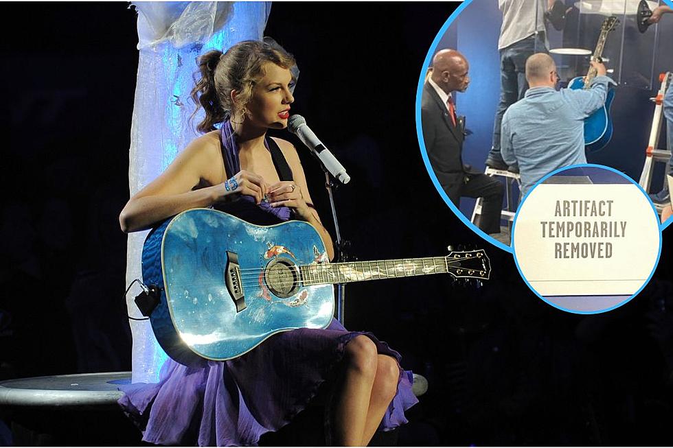 Taylor Swift&#8217;s Koi Fish Guitar Mysteriously Removed From Country Music Hall of Fame Exhibit