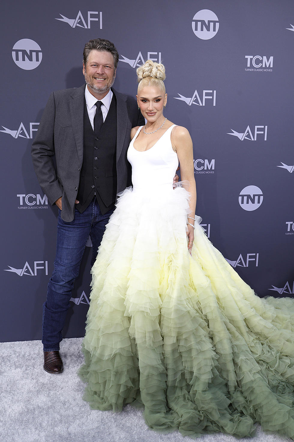 June 2021: Blake Celebrates Fathers Day as a Bonus Dad to Gwens Three Kids