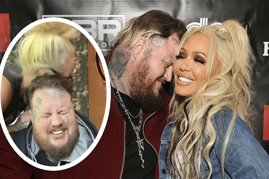 WATCH Here's How Jelly Roll's Wife Reacted to His Haircut