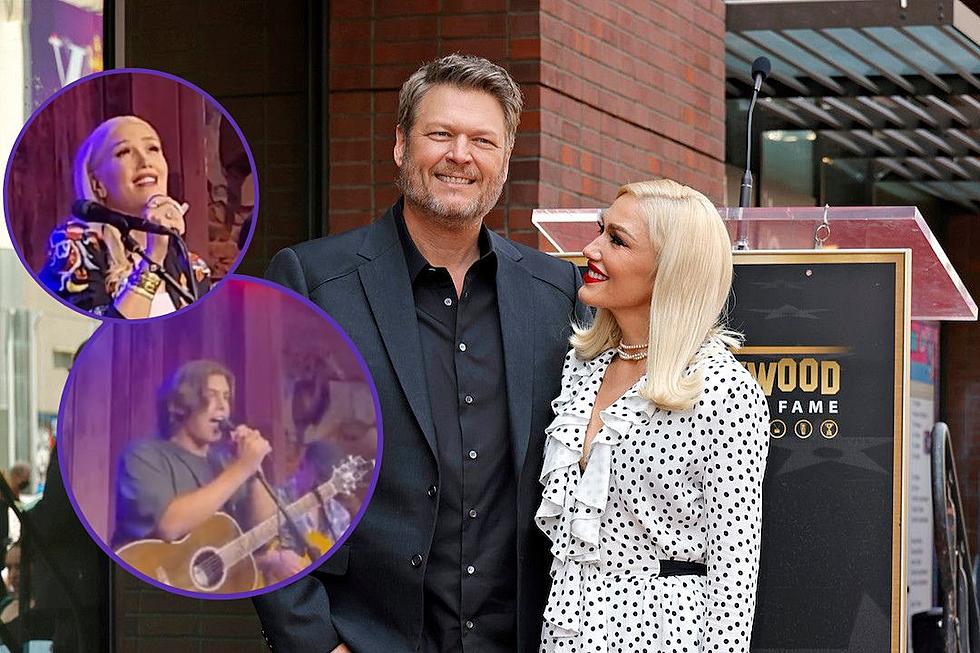 Gwen Stefani’s Son Kingston Makes His Performance Debut at Blake Shelton’s Bar [Watch]