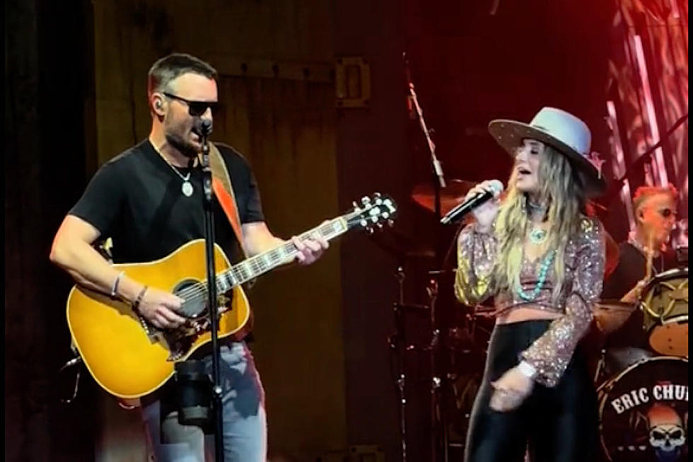 Watch Eric Church + Lainey Wilson Hop Onstage for Groovy Duet