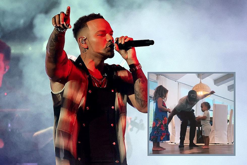 Kane Brown&#8217;s Daughters Seem a Little Confused by His Dance Moves [Watch]