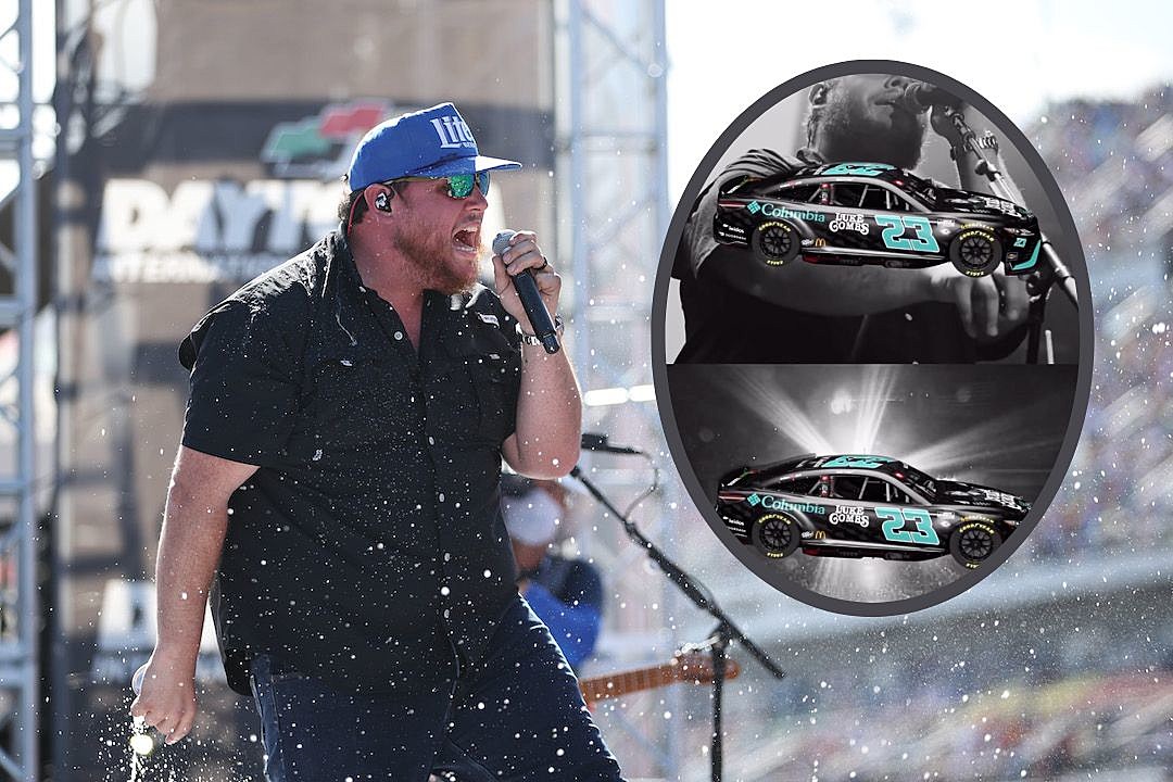 Luke Combs' Face Featured on Bubba Wallace's No. 23 NASCAR Car