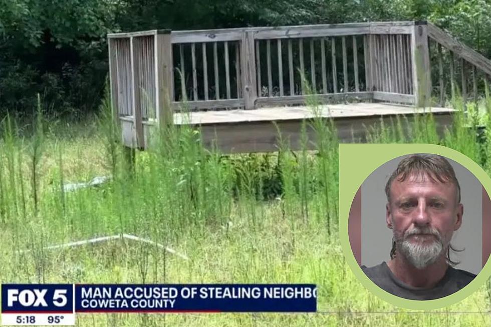 Georgia Man Arrested After Allegedly Stealing Neighbor’s Actual Front Porch [Pictures]