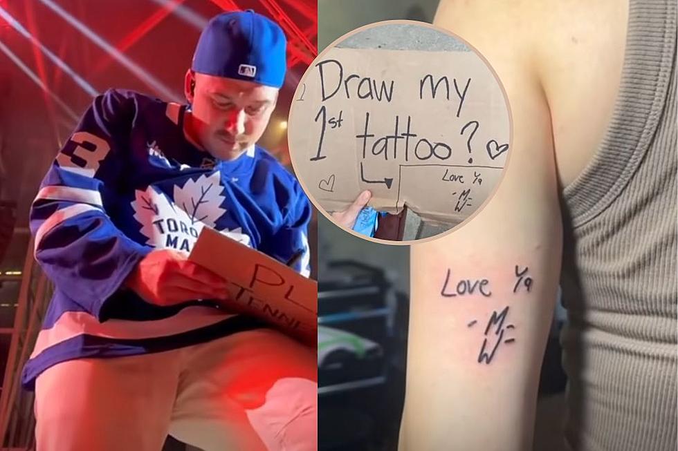Morgan Wallen Draws a Fan&#8217;s First-Ever Tattoo [Watch]