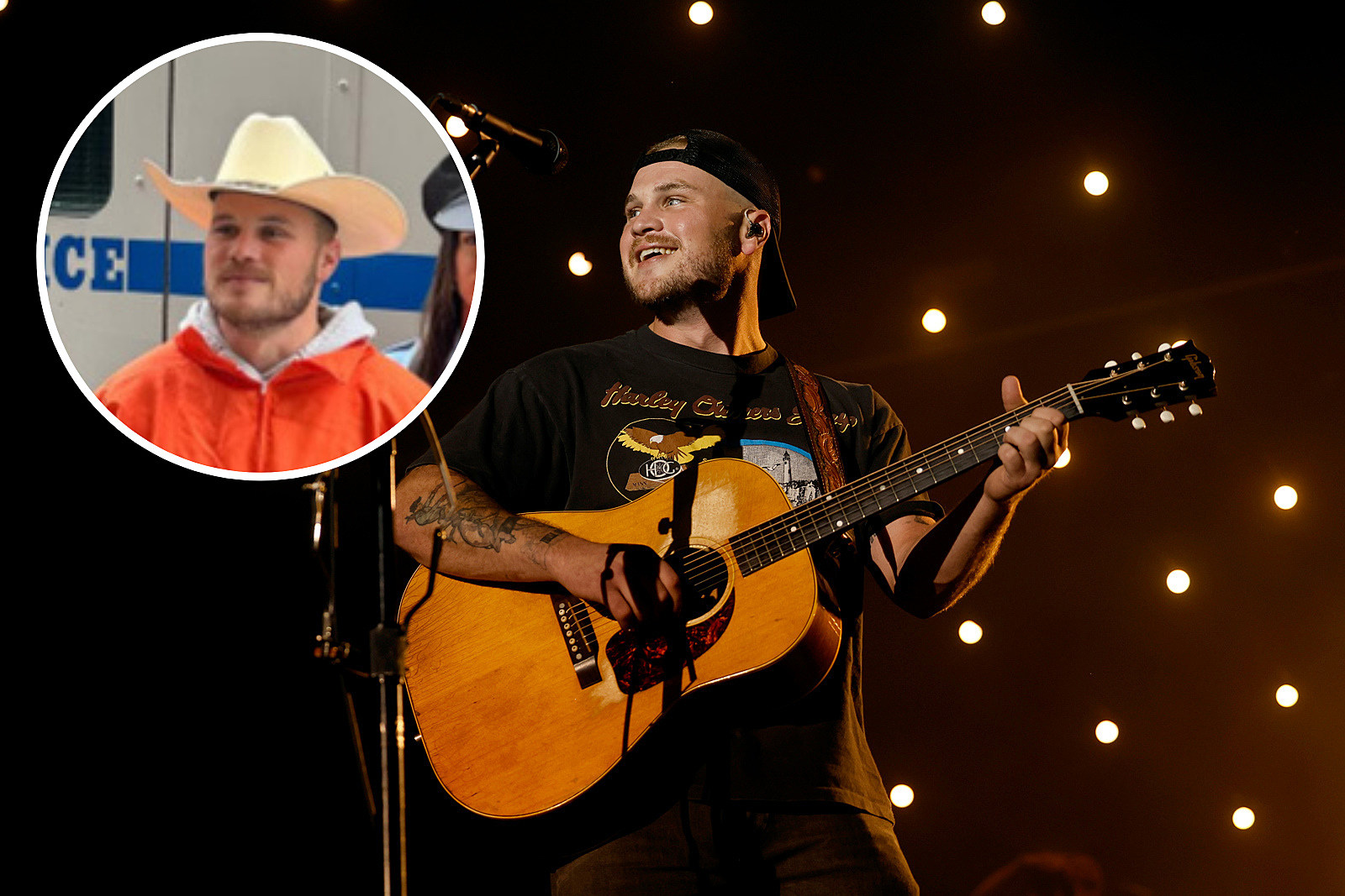 Zach Bryan Spoofs His Arrest With Hilarious Halloween Costume