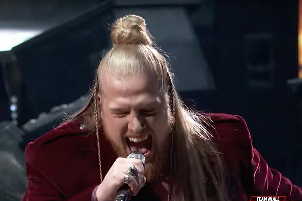 &#8216;The Voice': Huntley Rocks Out in His High-Drama Semi-Final Performance [Watch]