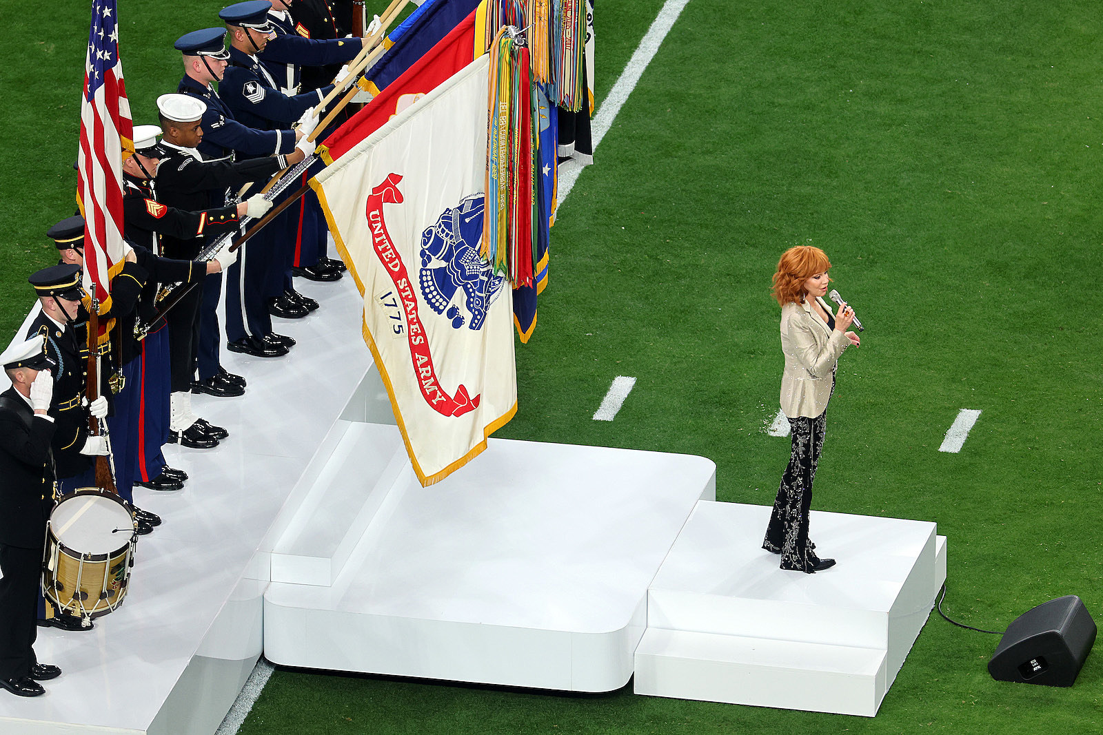 Reba McEntire Dazzles With Her Super Bowl Anthem Performance WKKY