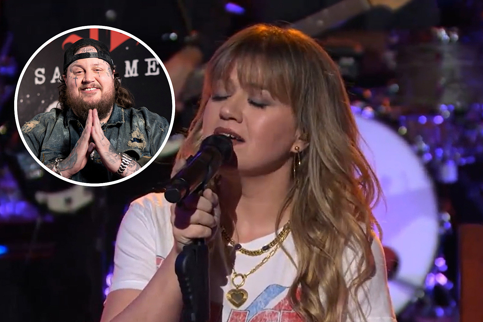 Jelly Roll 'Cried' Watching Kelly Clarkson Cover His Song 