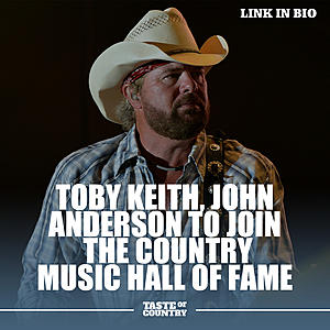 Toby Keith, John Anderson to Join the Country Music Hall of Fame