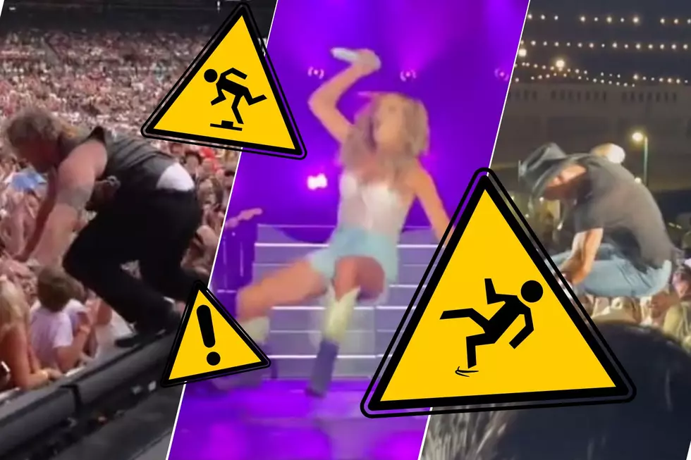 10 Times Country Artists Fell While Performing on Stage [Watch]