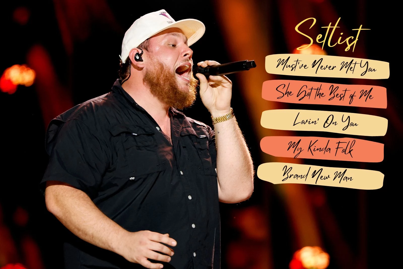 See Luke Combs’ 2024 Growin’ Up and Gettin’ Old Tour Setlist