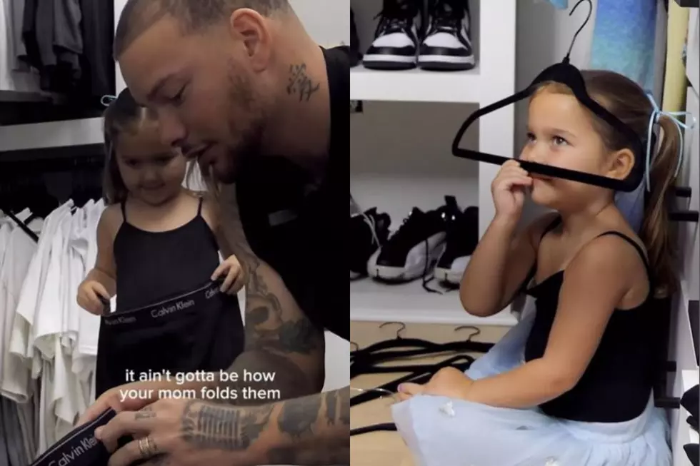 Kane Brown&#8217;s Daughter Kingsley Picks Out Dad&#8217;s Tour Outfits in Adorable Video [Watch]