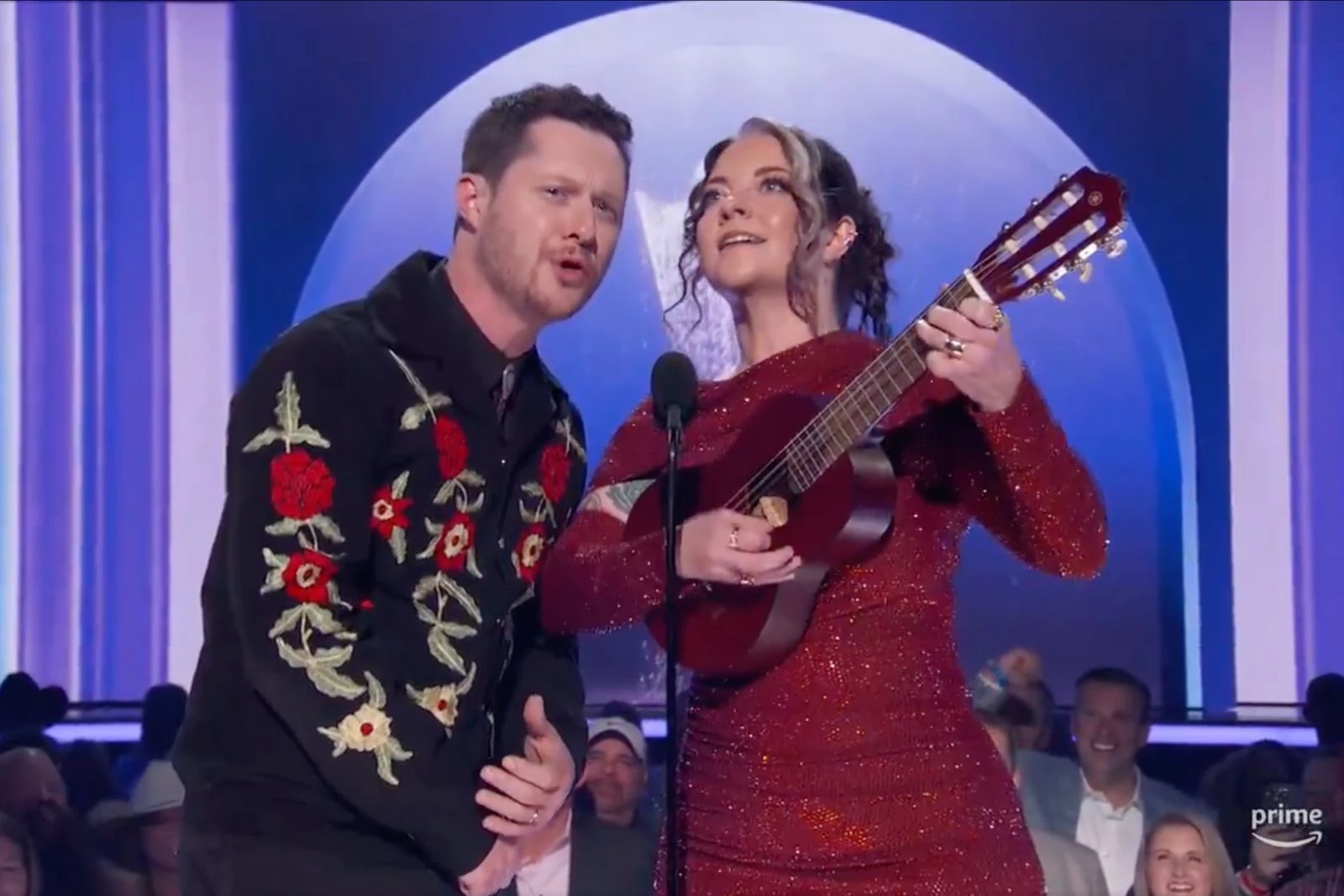 Ashley McBryde + Noah Reid Parody the Nominees for Single of the Year at the ACM Awards [Watch]