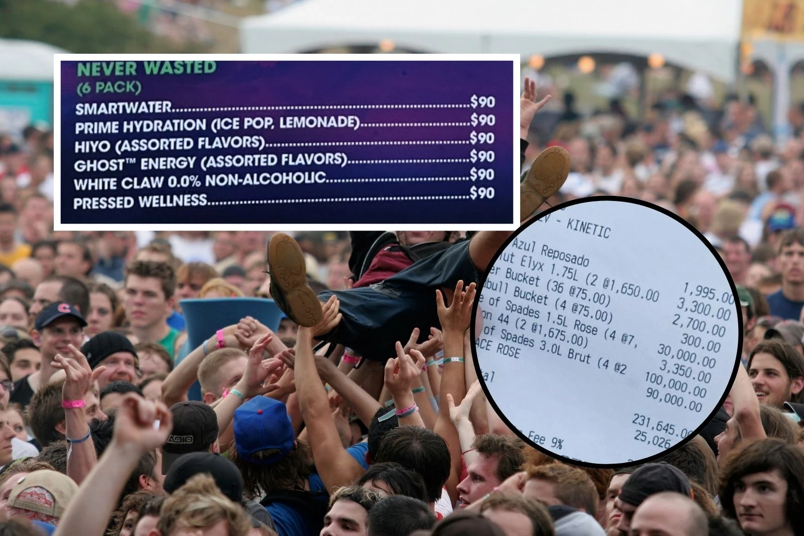 Music Festival Bar Tab Over a Quarter Million Dollars?