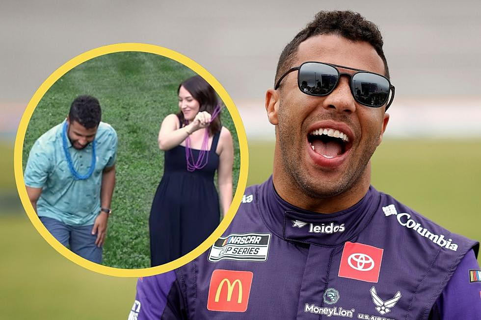 NASCAR’s Bubba Wallace Shares Baby’s Gender With an EPIC Reveal [Watch]