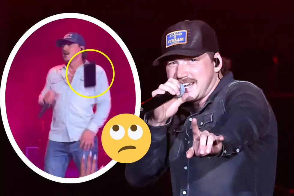 Morgan Wallen Not Amused After Fan Throws a Phone at Him During Show [Watch]