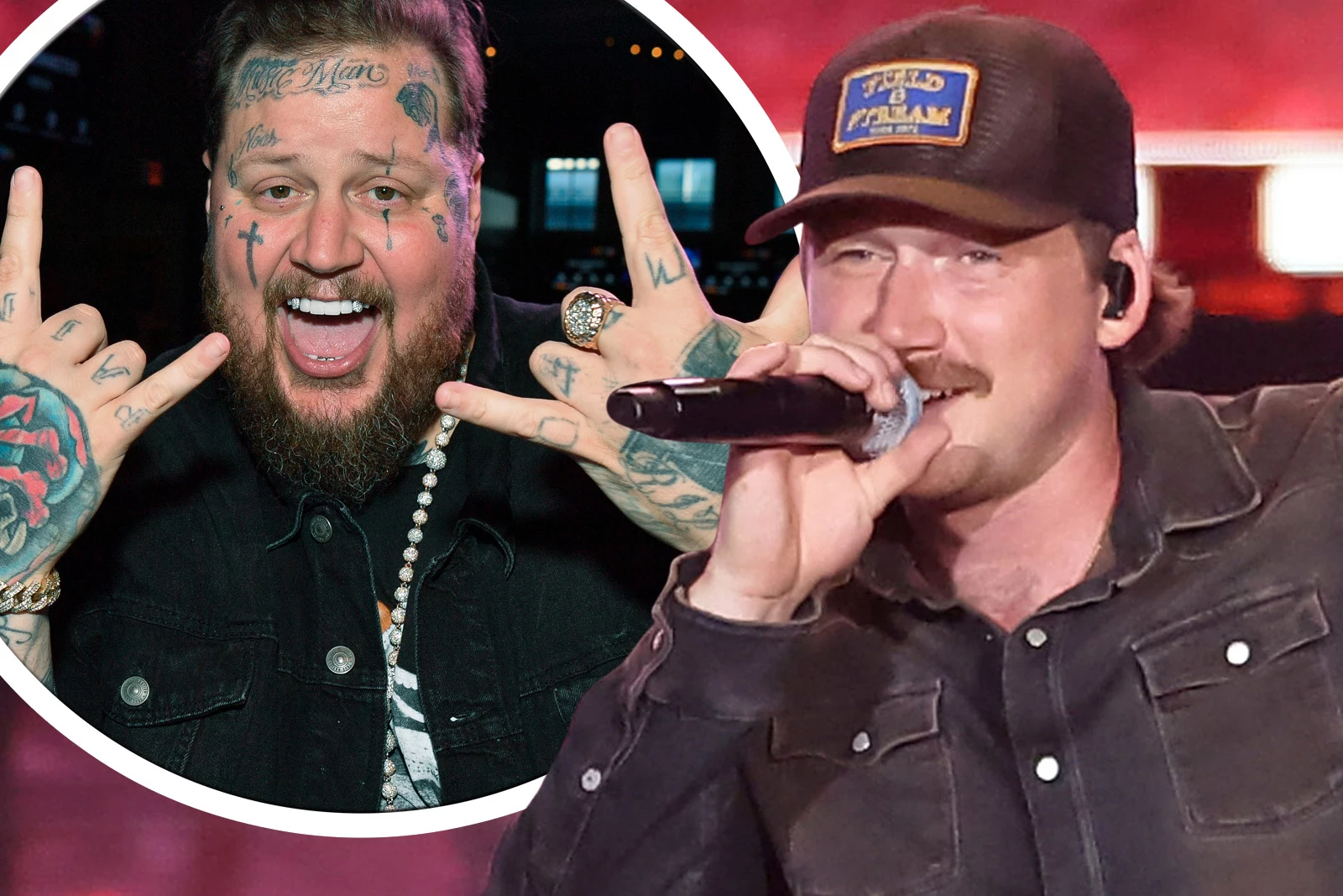 Jelly Roll Joins Morgan Wallen Onstage in Las Vegas
