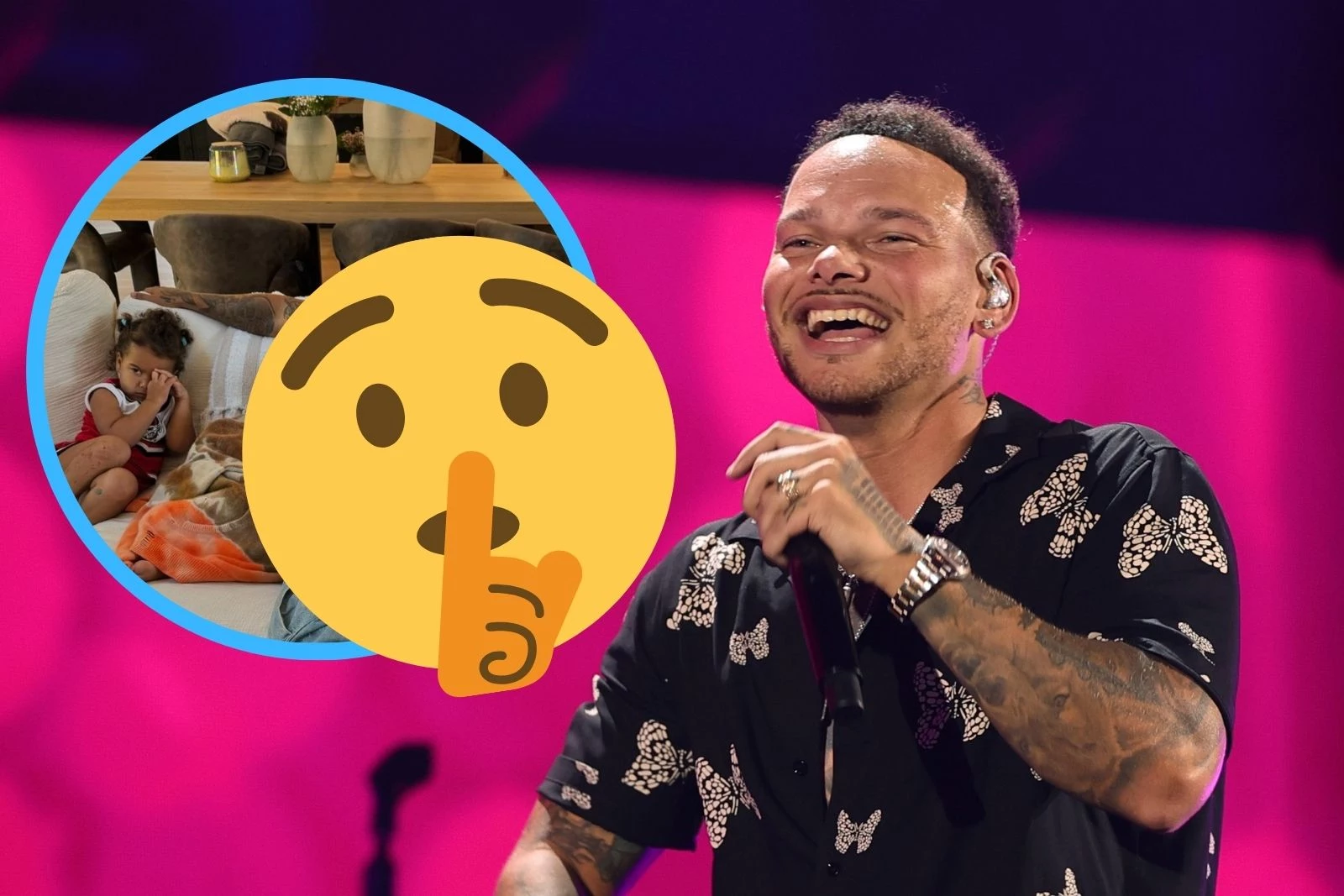 Kane Brown Is the Stereotypical Dad in New Photo with His Kids