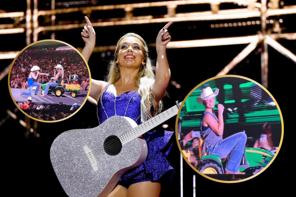 Megan Moroney surprised Kenny Chesney with a “sexy” tour prank