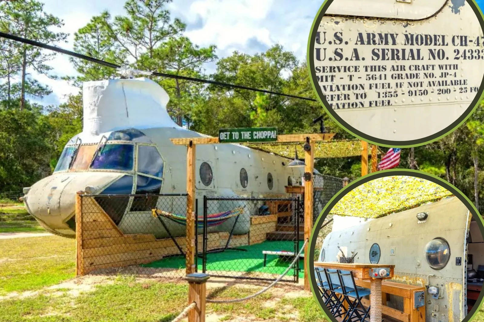 PICS: You Can Spend the Night in an Army Helicopter on Airbnb