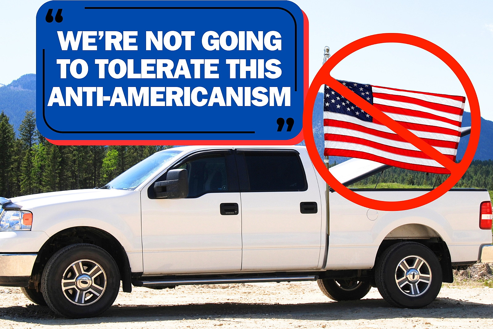 High School Student Forced to Remove American Flag From Truck