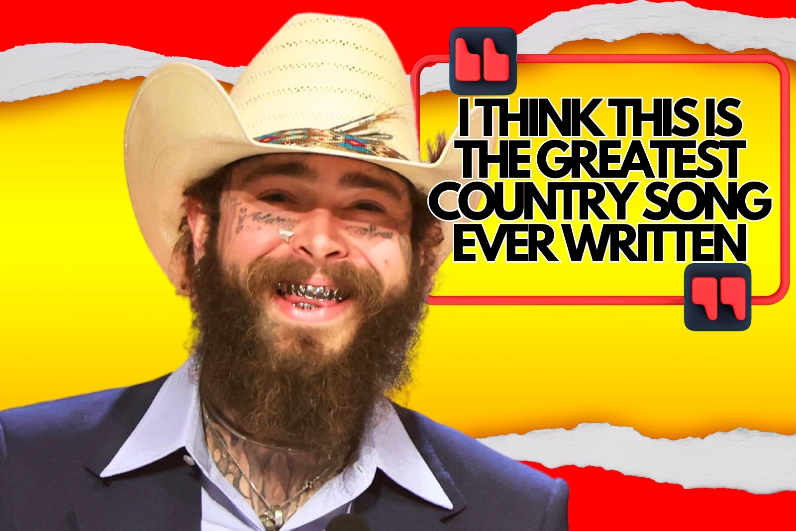 Post Malone Picks the ‘Greatest Country Song Ever Written’