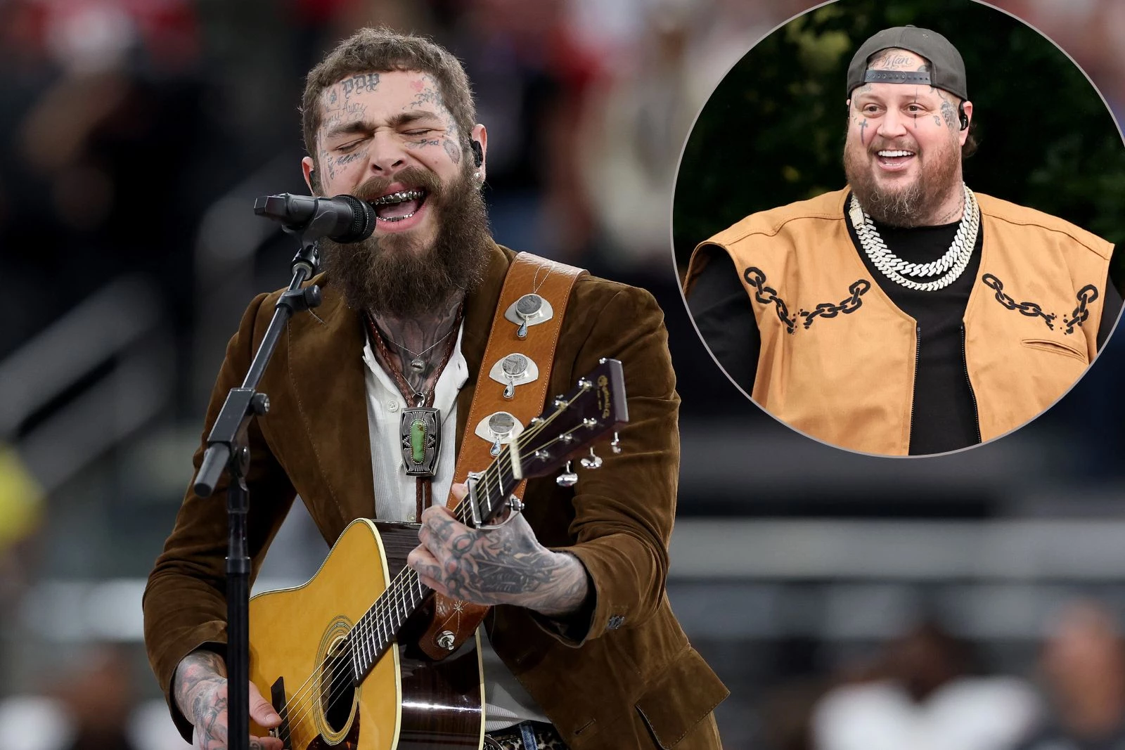 Post Malone + Jelly Roll Are Playing A Stadium Tour Next Year